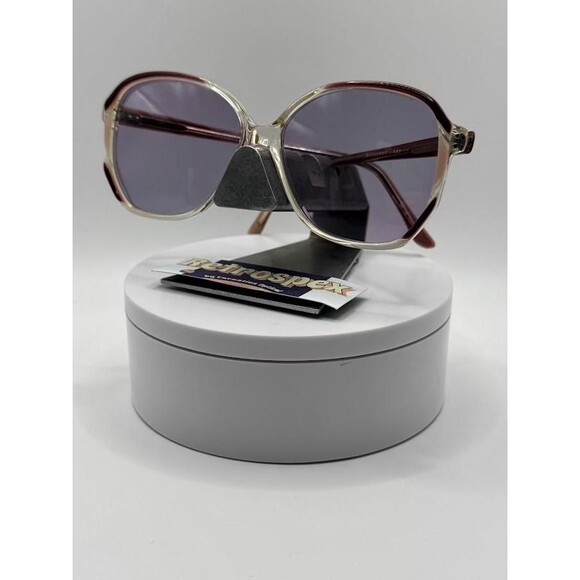 NEW Vintage Eyeglasses | Non RX | Nana Style | Violet Lens | 1980s-1990s | #784 - Picture 4 of 10